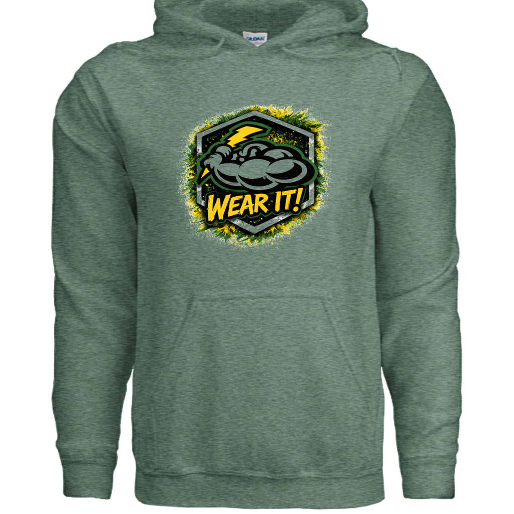 Heather Sport Dark Green - G185 - FRONT